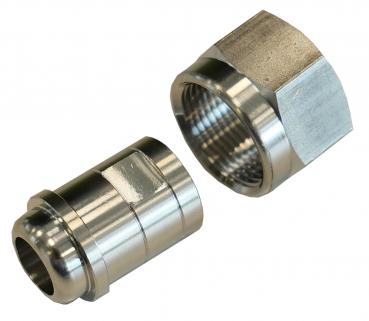 Anschweißende mit Überwurfmutter M30x1,5