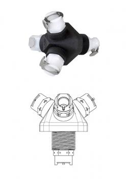 3-fach Verteiler CPC 8 mm