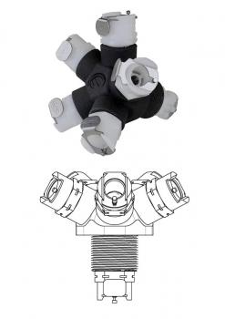 5-fach Verteiler CPC 8 mm