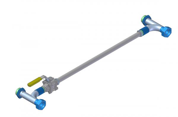 Manuell einstellbarer Bypass M38x1,5