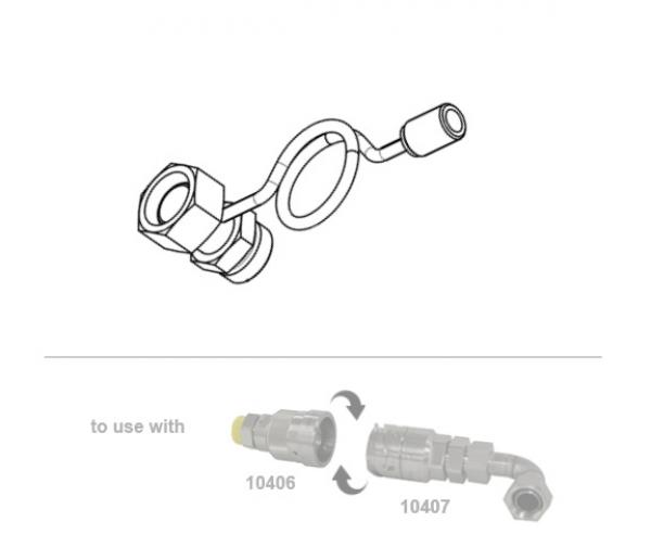 Anschluss für Druckentlastungseinrichtung
