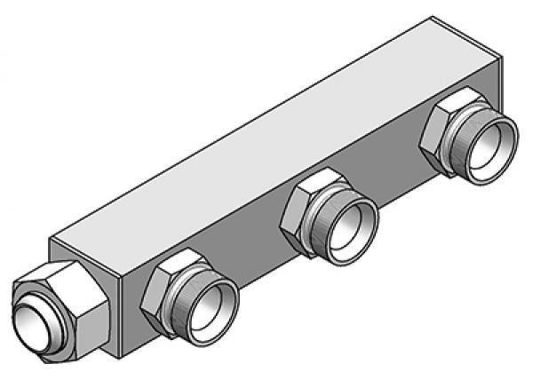 3-fach Verteiler M30x1,5