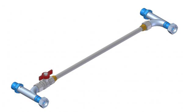 Manuell einstellbarer Bypass G3/4