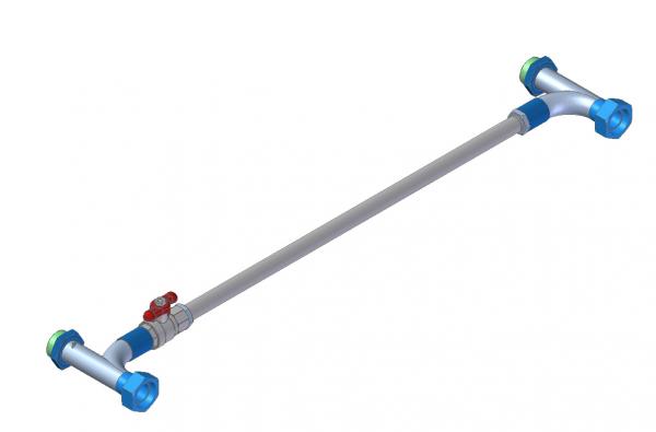 Manuell einstellbarer Bypass M38x1,5