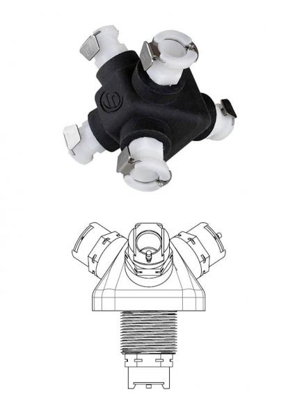 4-fach Verteiler CPC 8 mm