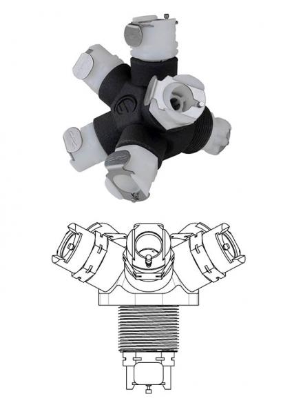 5-fach Verteiler CPC 8 mm